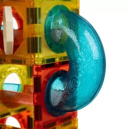 Magneettiset rakennuspalikat 75 osaa – valaiseva kuularata