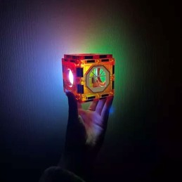 Magneettiset rakennuspalikat 75 osaa – valaiseva kuularata