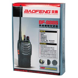 Baofeng BF-888S PMR-radiopuhelinpari | 5W | 8 km kantama