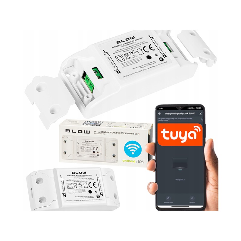 Älykäs Wi-Fi Kytkin 10A 2300W | Tuya & Smart Life