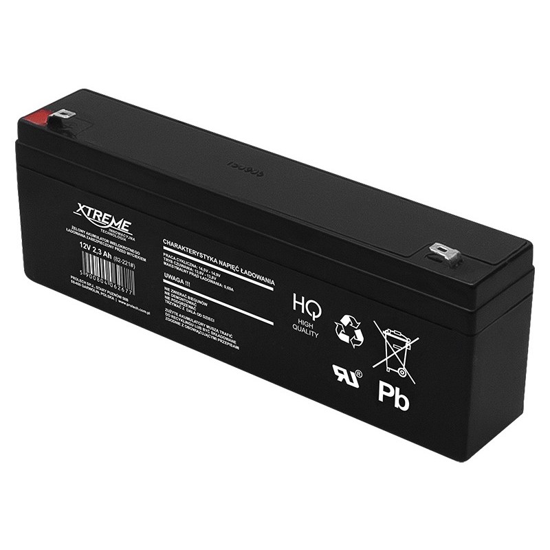 AGM Akku 12V 2.3Ah | UPS ja hälytysjärjestelmät