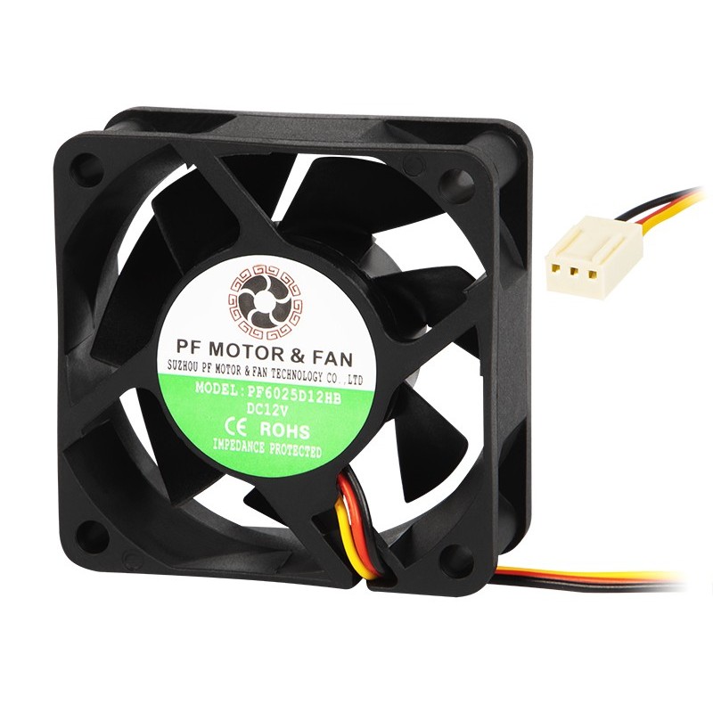 Tuuletin 60x25mm 12V | Kuulalaakeri | 4500rpm