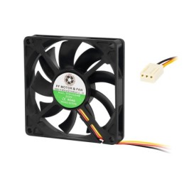 Laitetuuletin 80x80x15mm | 24V DC | Kuulalaakeri 3-napainen