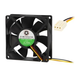 Laitetuuletin 80x80x25mm | 24VDC 3200rpm | 66,5 m³/hr ilmavirta