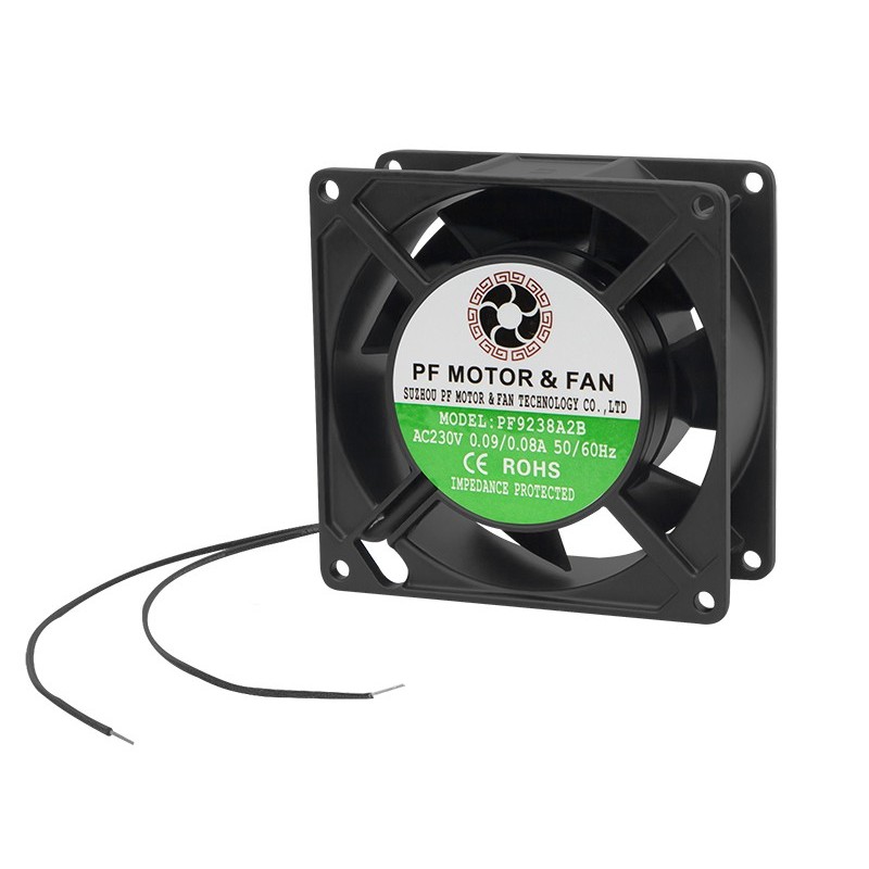 Tuuletin 92x92x38mm 230V | Kuulalaakeroitu tehomalli
