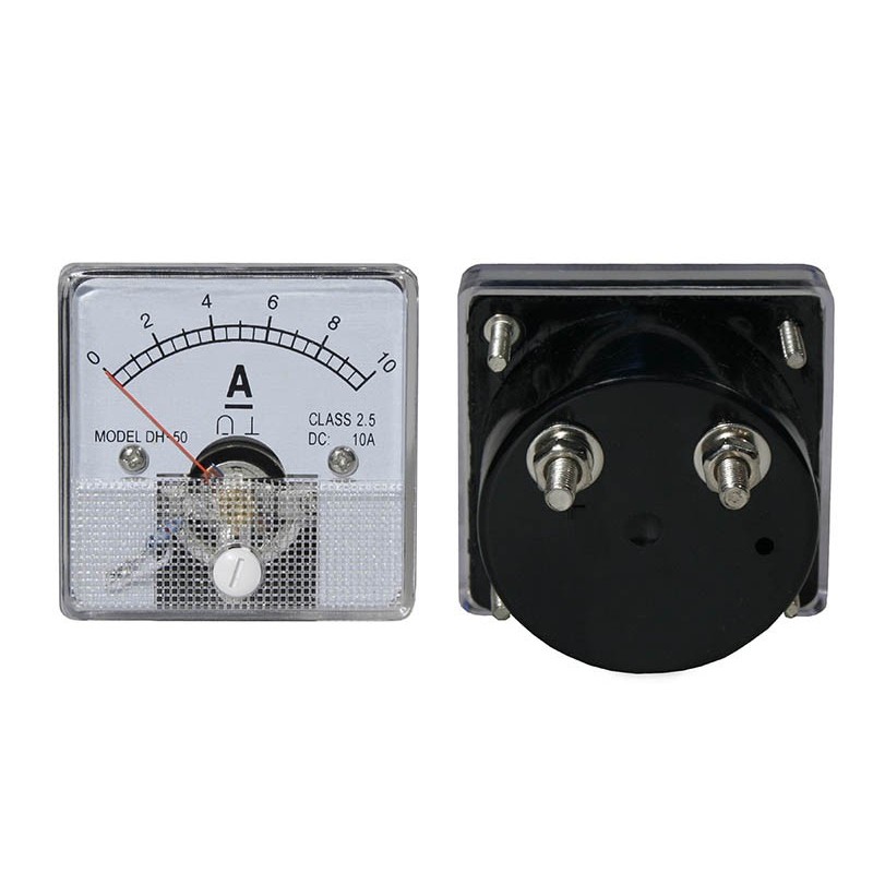 Analoginen ampeerimittari 10A | DC-mittari shuntilla