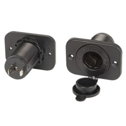 Vesitiivis tupakansytyttimen pistorasia 12/24V | Uppoasennus