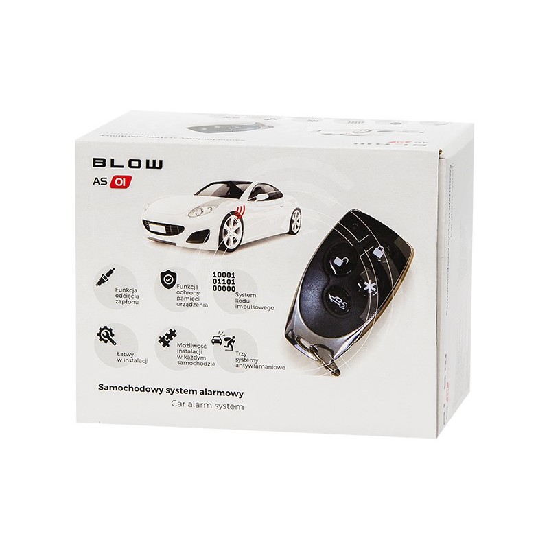 Auton hälytysjärjestelmä Blow AS1 | 3-kanavainen | 130dB sireeni