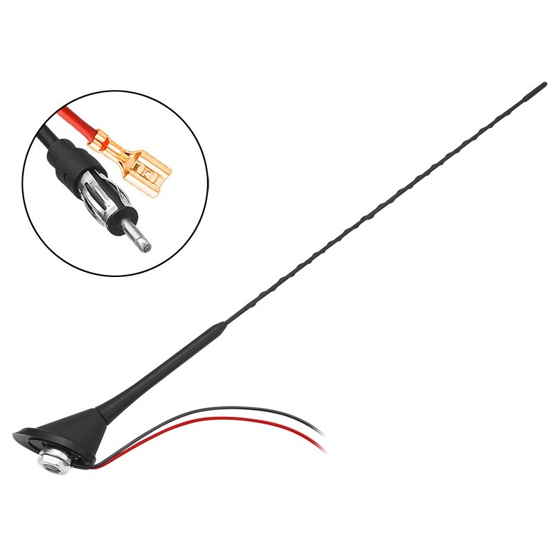 BLOW FMD350 autoantenni vahvistimella | 41 cm | FM/AM  25 dBi