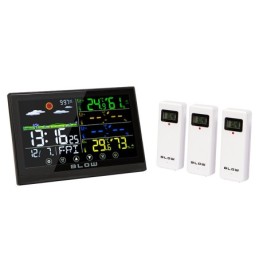 BLOW WS201 Sääasema | 3 Ulkoanturia | Väri-LCD | Ilmanpaine & Ennuste