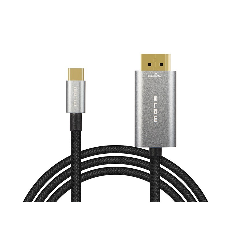 USB-C - DisplayPort -kaapeli 2m | 8K 60Hz | HDR & 3D