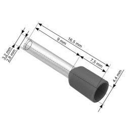 Eristetty holkkiliitin 4.0/9, 100 kpl