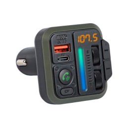 FM-lähetin Bluetooth 5.3 | QC 3.0 & PD 20W | Basso- ja diskanttisäätö