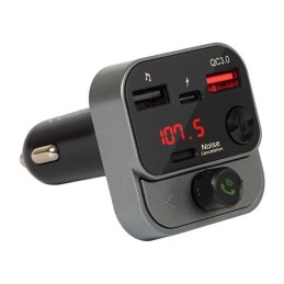 Bluetooth 5.3 FM-lähetin | QC 3.0 & USB-C | Bassotehostus