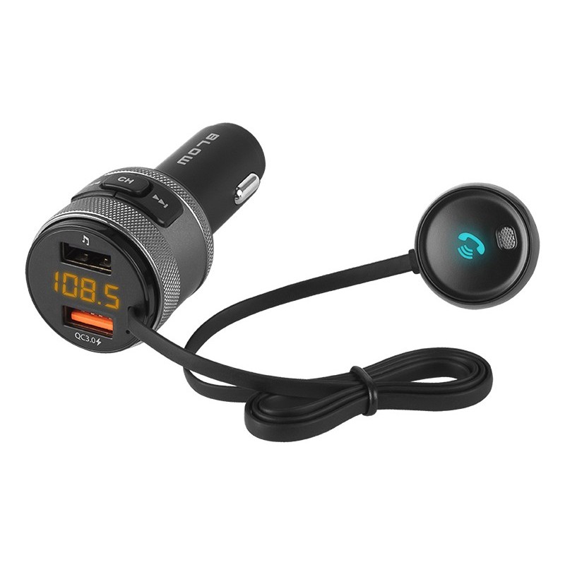 FM-lähetin Bluetooth 5.0 | QC 3.0 | Handsfree | Joutsenkaulamikrofoni