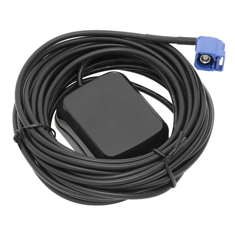 GPS-antenni FAKRA 90° | VW Audi Mercedes | 5m kaapeli | IP67