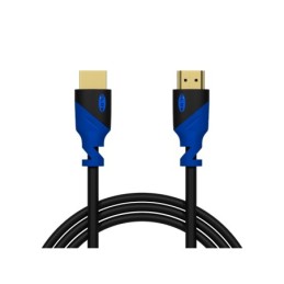 HDMI-kaapeli 1,5m BLUE 4K 60Hz | Kultaliittimet | Versio 2.0