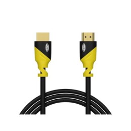 HDMI-kaapeli 2.0 YELLOW 1,5m | Kullattu liitin ja 4K-tuki