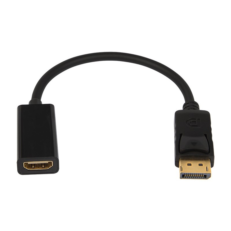 Sovitin HDMI-naaras – DisplayPort-uros | 1080p | 3D-tuki