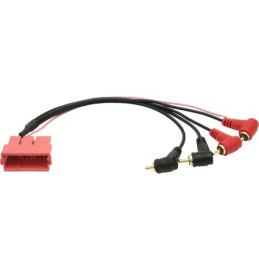 Mini-ISO – 4xRCA-sovitin | Audi, VW, Skoda | Bose-yhteensopiva
