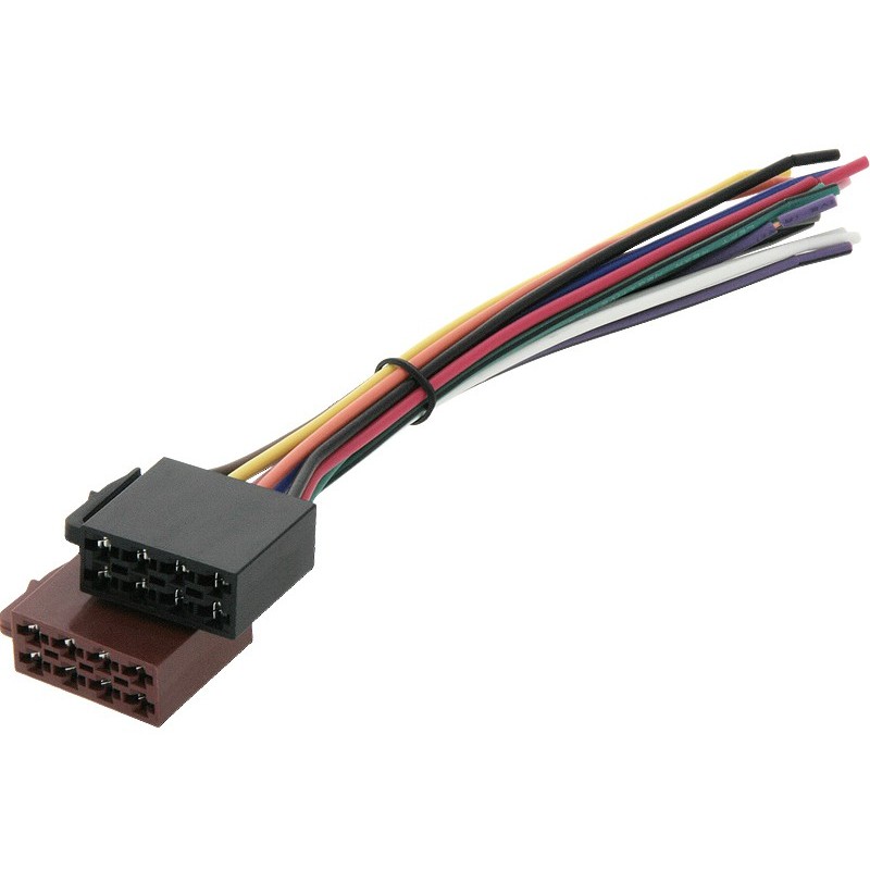 ISO-liitinsarja naaras 2 x 8-pin (virta + kaiuttimet) | Erilliset liitinrungot