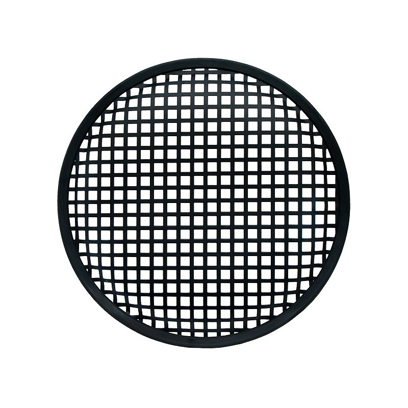 Kaiutinritilä 25 cm (10")  | Musta suojaritilä