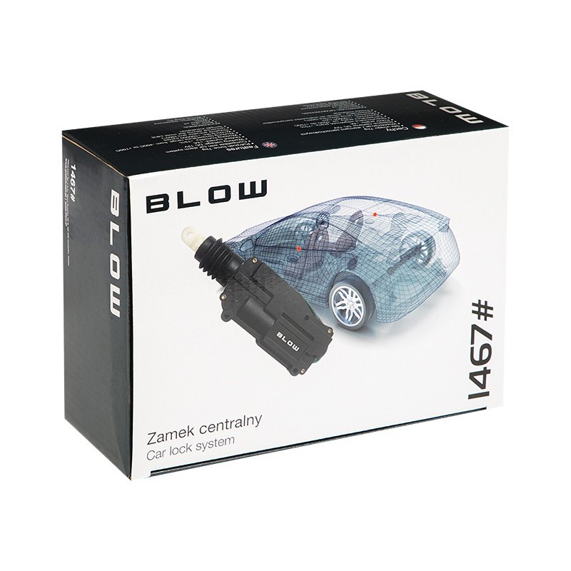 Keskuslukitussarja 4 oveen | 7kg Vetovoima & 2x Kauko-ohjain | BLOW