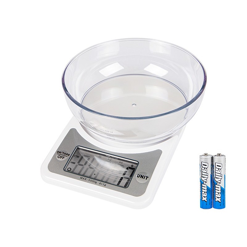 KS204 Keittiövaaka kulholla | 5 kg tarkkuusvaaka