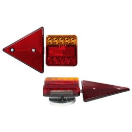 Peräkärryn LED-valosarja magneeteilla | 7-napainen & 6,5m kaapeli