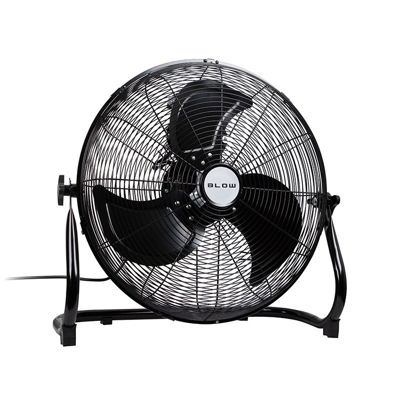 Lattiapuhallin 18" | 200W Musta | Teollisuustaso | 3 Nopeutta