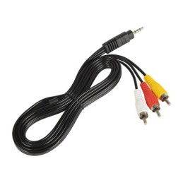 Audiokaapeli 3,5 mm minijack - 3RCA | 1,5 m | Analoginen liitäntä