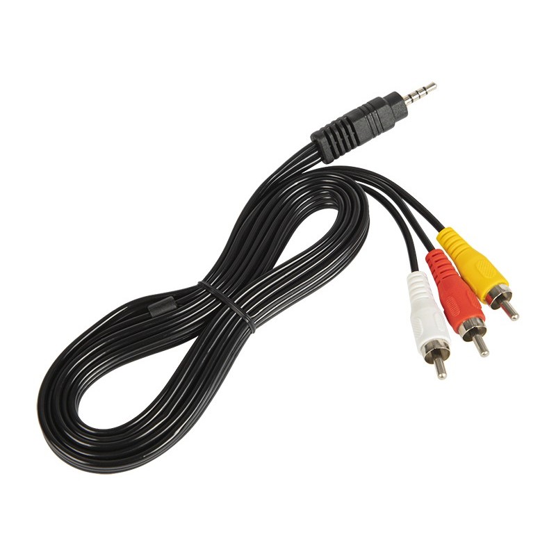 Audiokaapeli 3,5 mm minijack - 3RCA | 1,5 m | Analoginen liitäntä