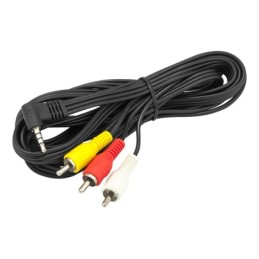 Audiokaapeli 3,5 mm minijack - 3RCA | 2,5 m | Analoginen liitäntä