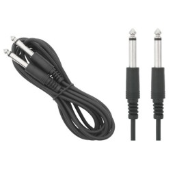 Instrumenttikaapeli 2 x 6,3 mm Jack | 1 m | Mono