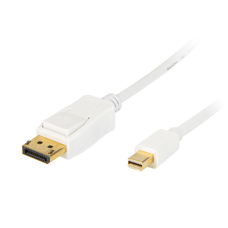 DisplayPort – Mini DisplayPort -kaapeli 2m | 4K 60Hz | Kullatut liittimet