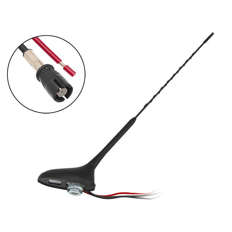 Autoantenni Peugeot | Citroen | Toyota | Vahvistimella | 40 cm
