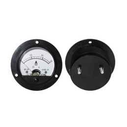 Analoginen ampeerimittari 7.5A DC | Pyöreä mittari ja sivuvastus