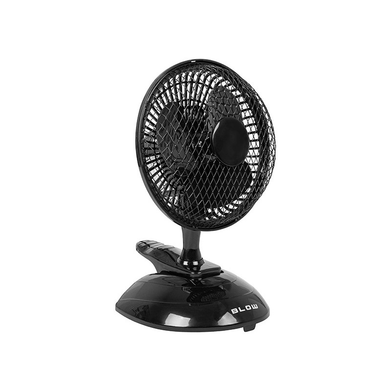 BLOW Pöytätuuletin 6"/15cm Klipsi | 2-in-1 musta | 25W