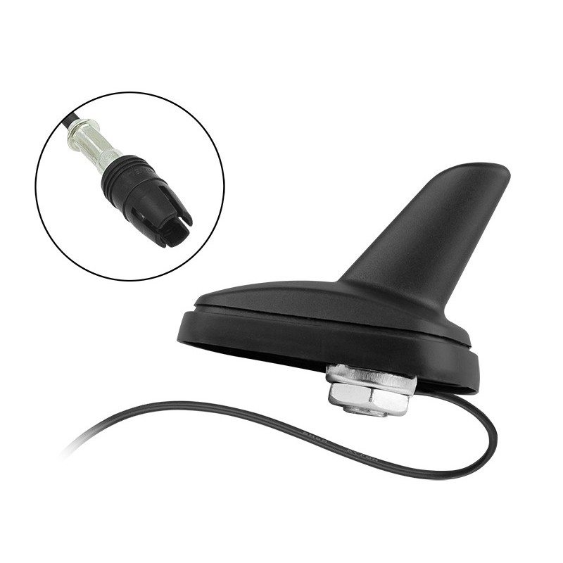Autoantenni SHARK Fiat | RAW-liitin | AM/FM | 1m kaapeli