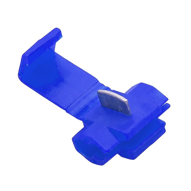 Pikaliitin haaroitukseen sininen 100 kpl | 1,0-2,5 mm2 | PVC-eristys