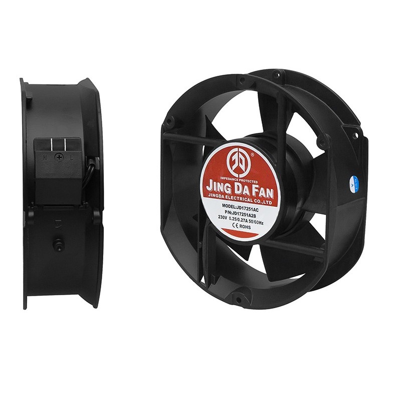 Aksiaalipuhallin 172x150x51 mm | 230V | Kuulalaakeroitu | Liitinterminaalit