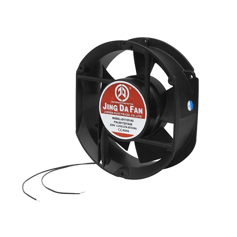 Teollisuustuuletin 172x150x51mm | 230V | Kuulalaakeroitu