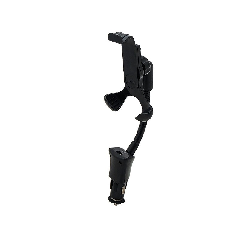 Autoteline US-13 "Y" USB-laturilla | 360° kääntyvä | 12-24V