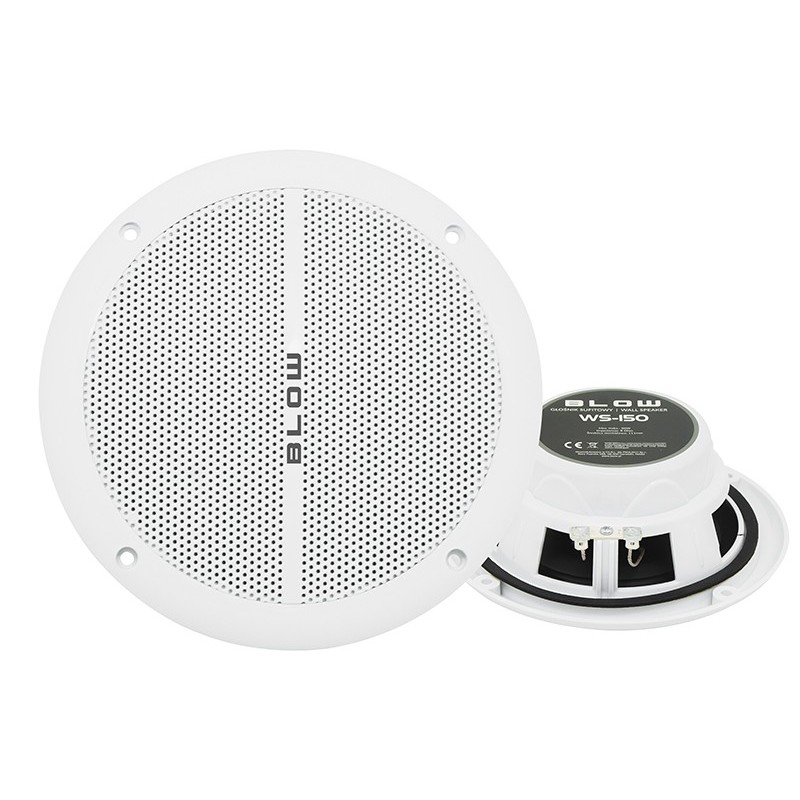 BLOW WS-150 kattokaiutin | 5,25" 2-tie | 50W / 8 Ohm | Valkoinen