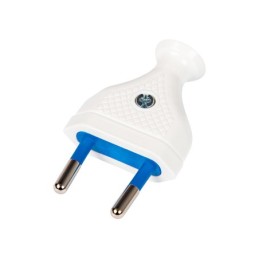 Litteä pistotulppa WT-1 2.5A valkoinen | ABS-muovi | Sisäkäyttöön