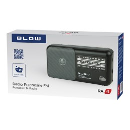 RA4 Kannettava radio AM/FM | Paristokäyttöinen matkaradio