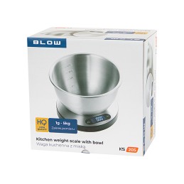 Alumiininen keittiövaaka KS205 | 5kg | 2L kulho | TARA-toiminto