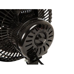 Pöytätuuletin 6"/15cm klipsi 25W, musta