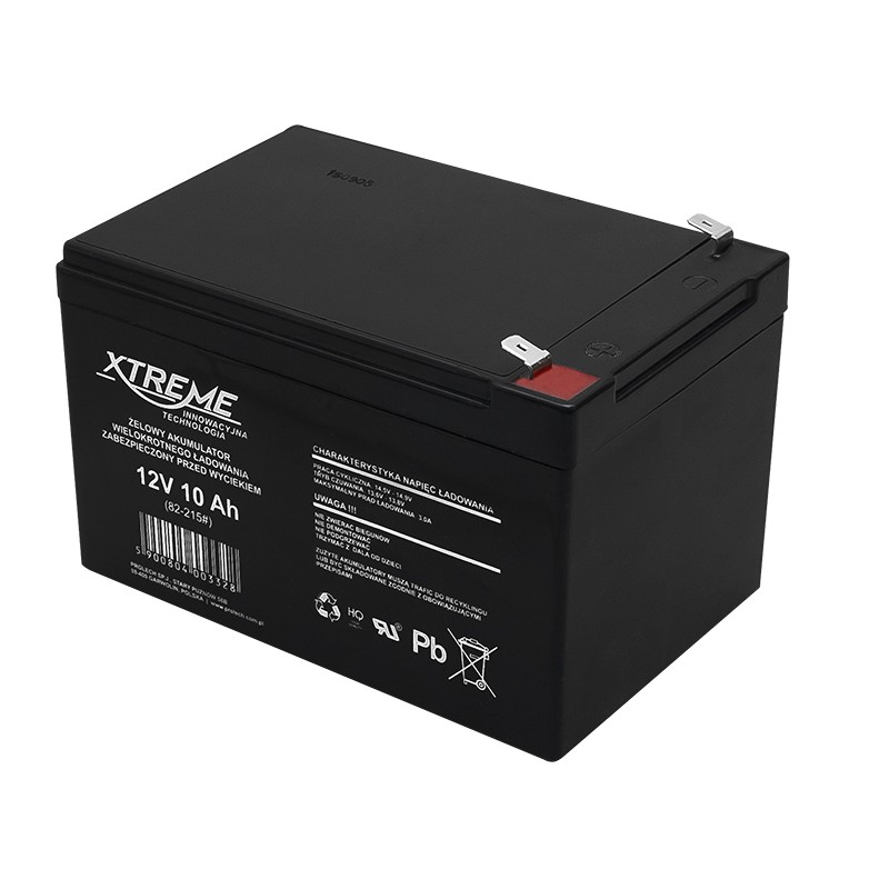akku 12V 10Ah | Huoltovapaa | UPS- ja varavirta | Xtreme