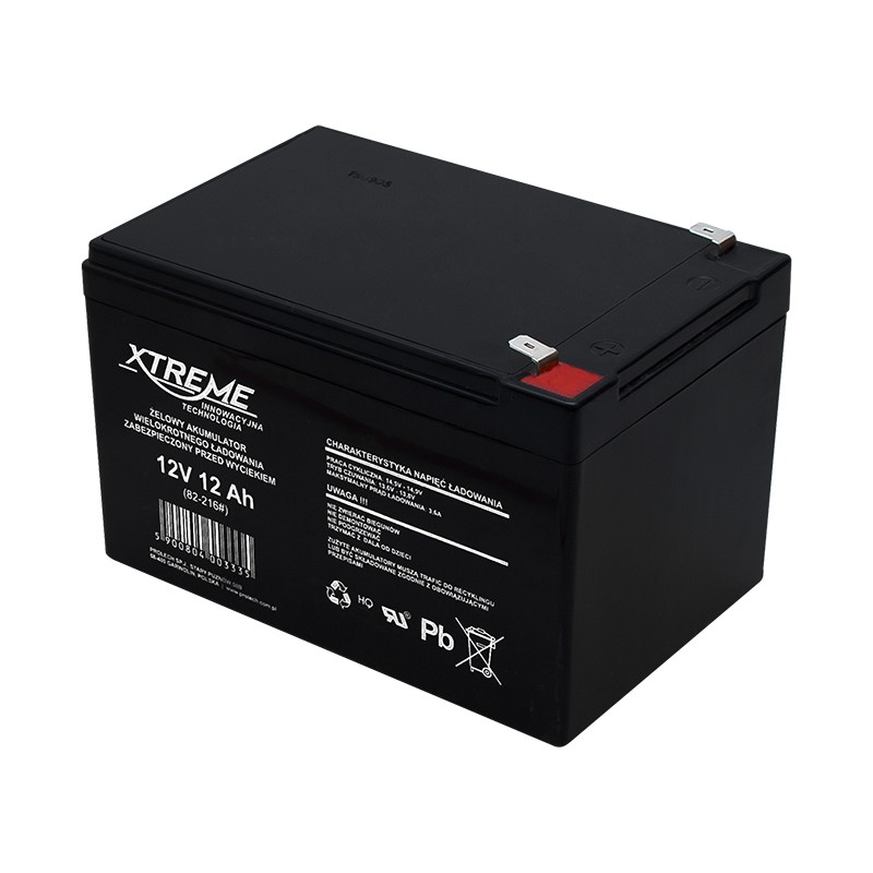 AGM Akku 12V 12Ah | UPS ja varavirta | Huoltovapaa